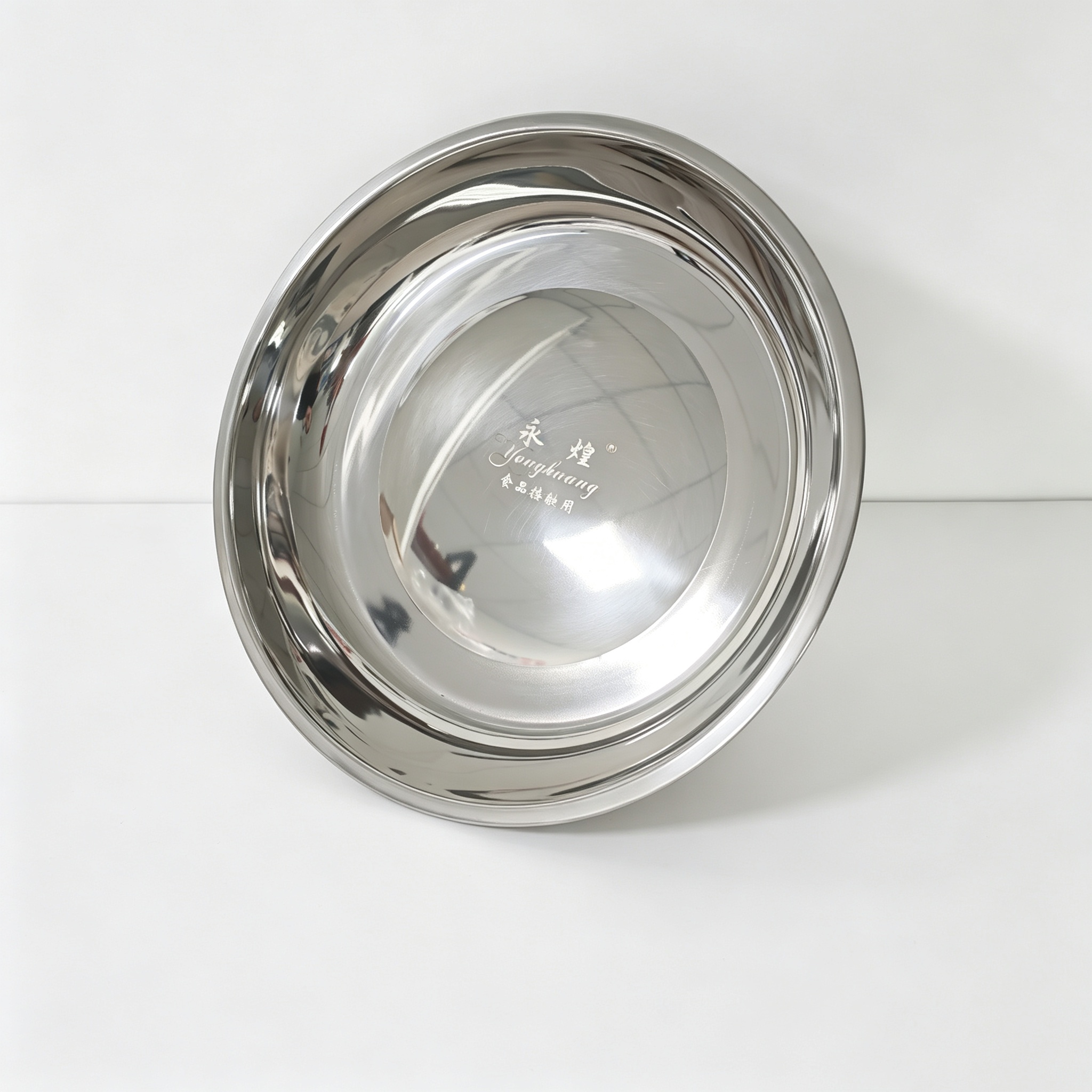 Round Stainless Steel Plates, 16–30 cm