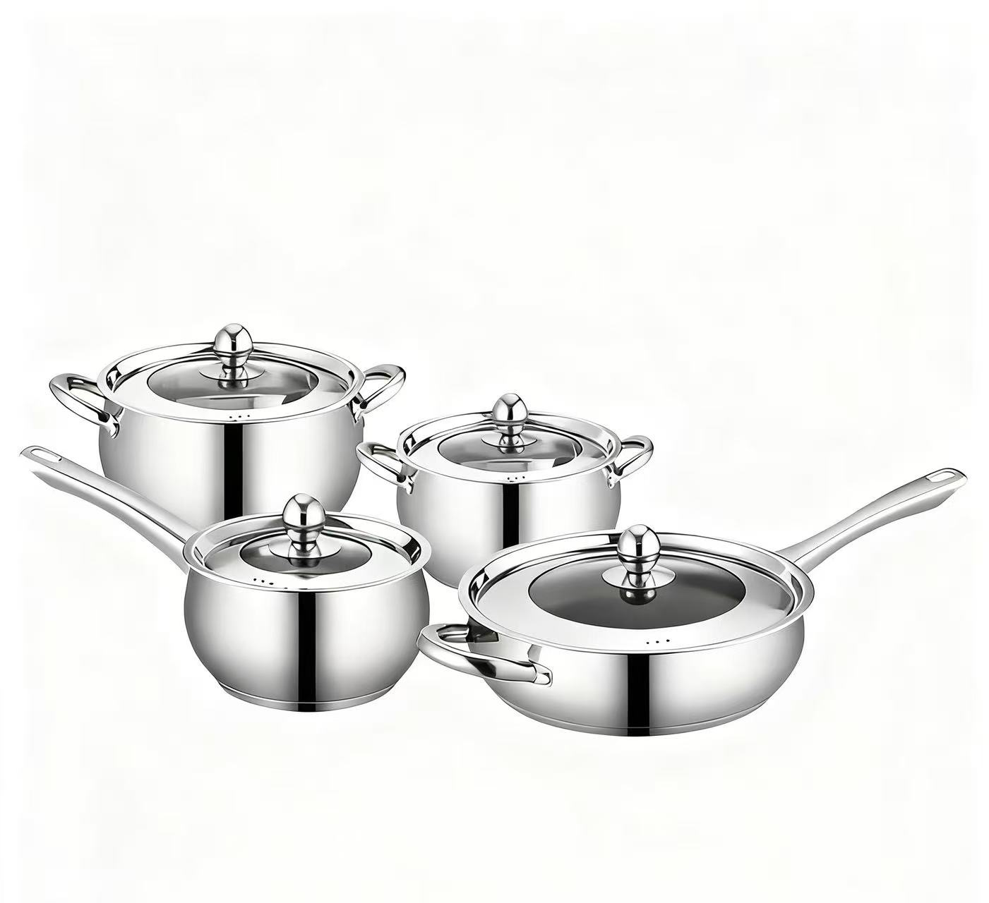 Apple pot set 4-piece (original color)