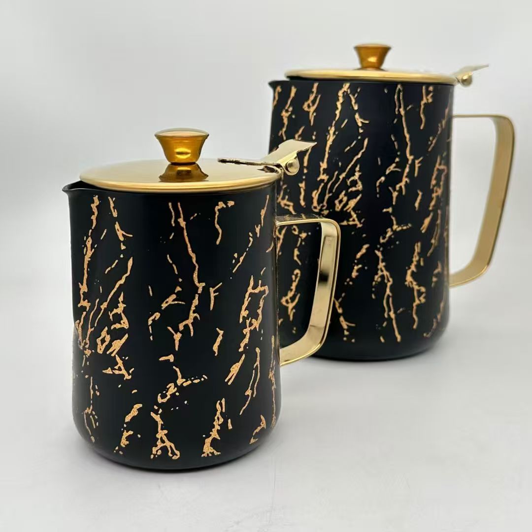 Stainless steel latte art pitcher