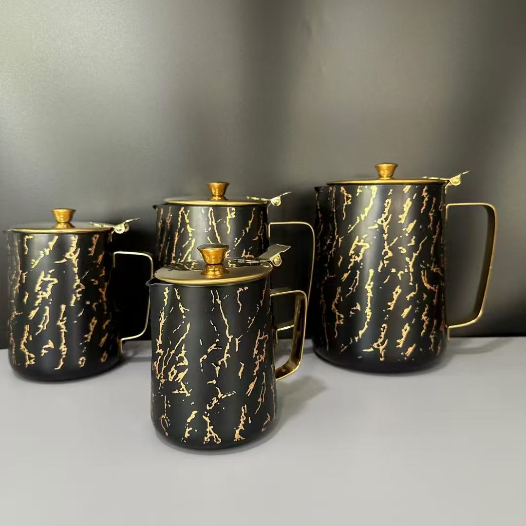 Stainless steel latte art pitcher