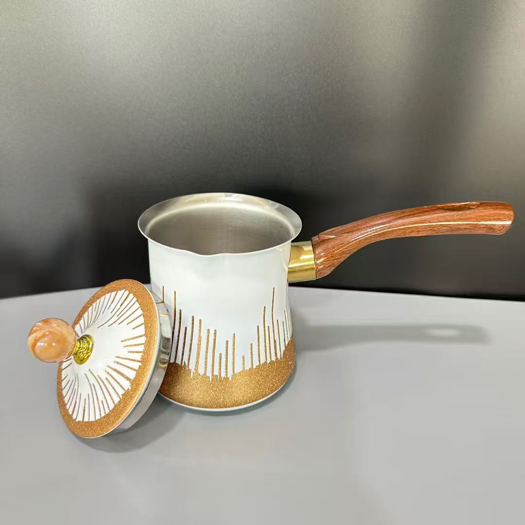 Stainless steel milk pitcher