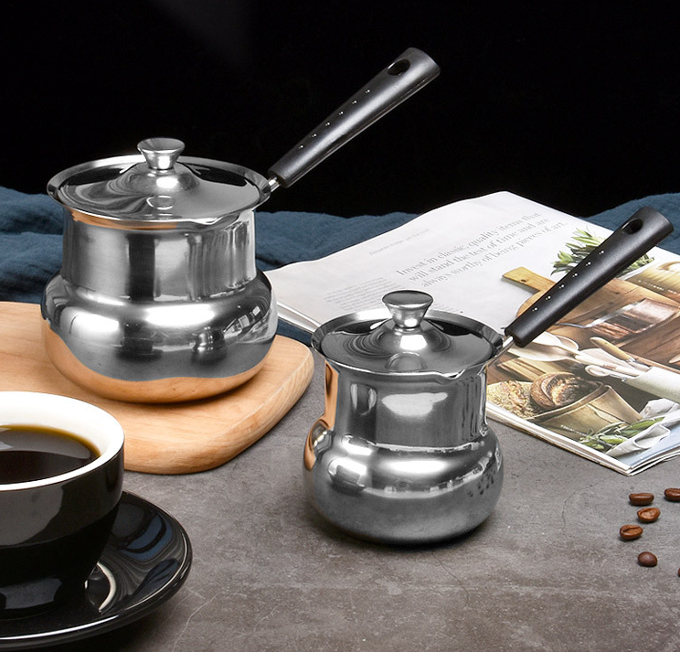Stainless steel milk pitcher