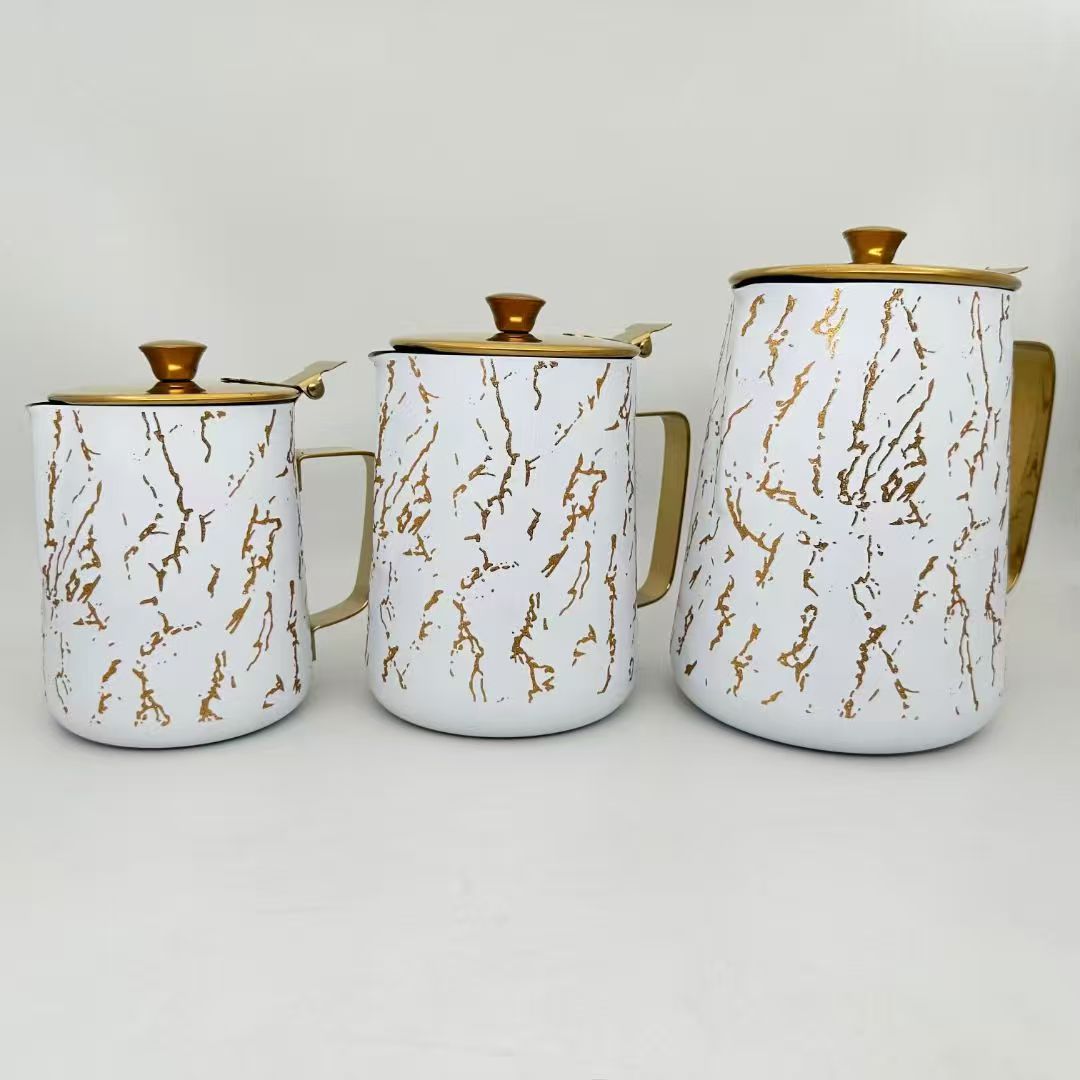 Stainless steel latte art pitcher