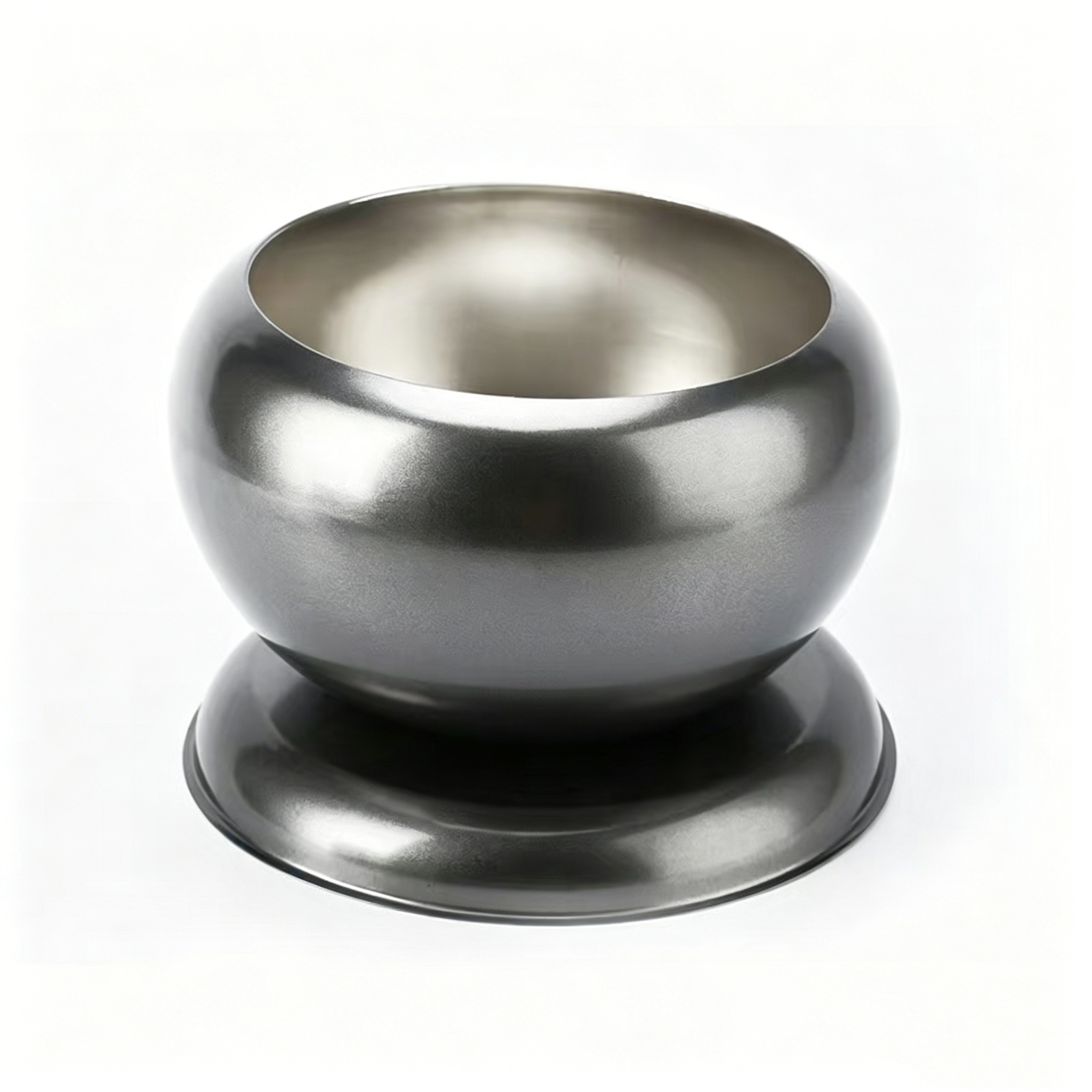 Stainless steel monk bowl