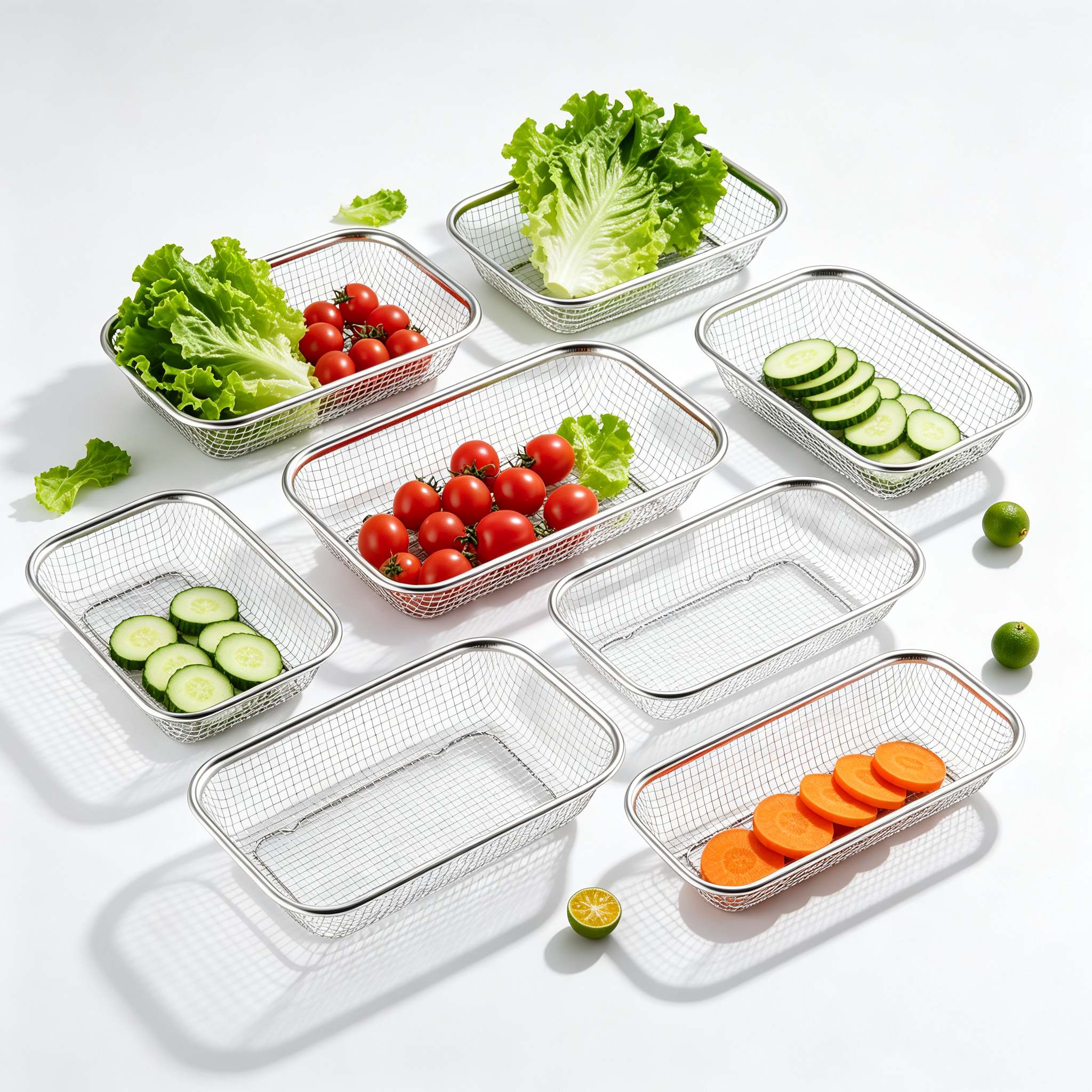 Stainless Steel Draining Mesh Basket