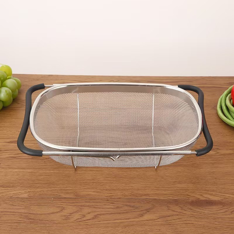 Expandable Drain Basket, Fine Hole & Dense Mesh Two Styles