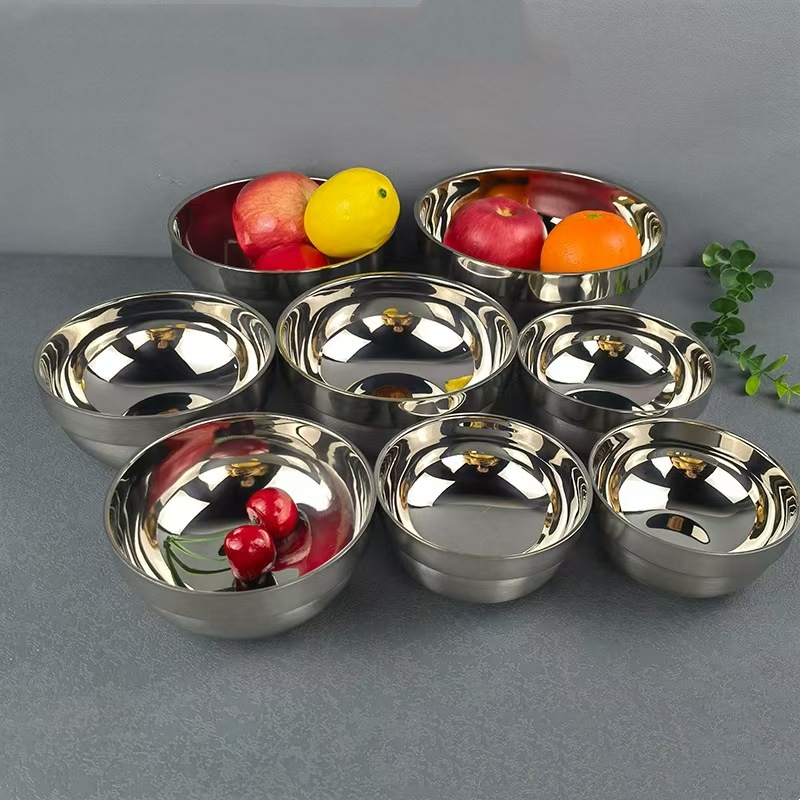 Stainless steel platinum bowl
