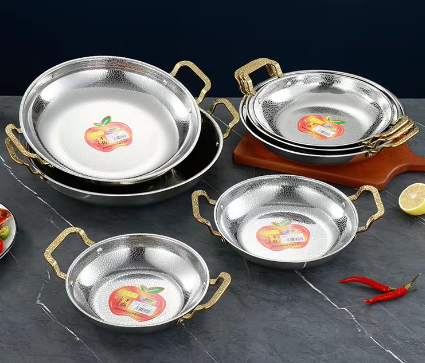 Mini Commercial Stainless Steel Dry Pot