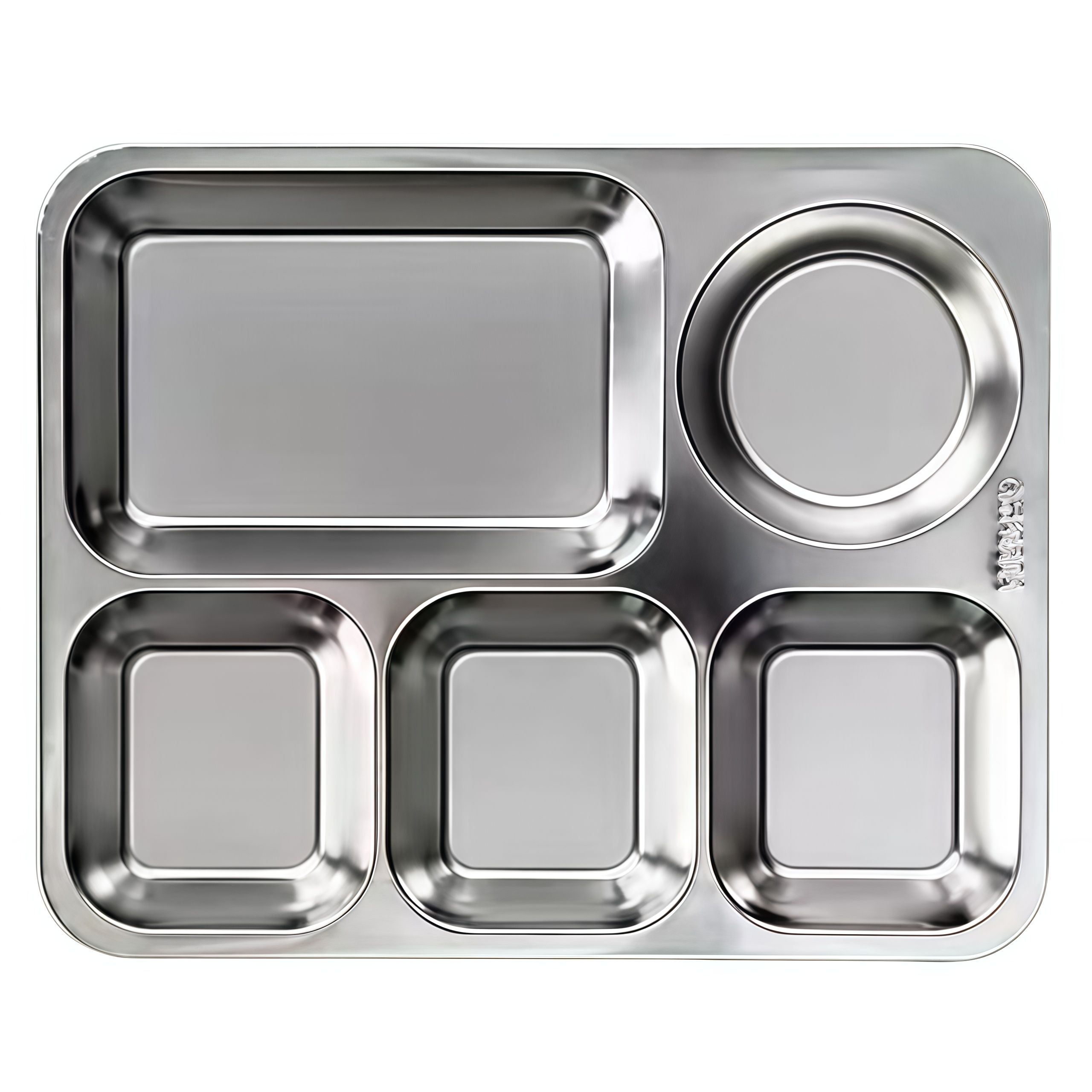 Chinese style divided food trays