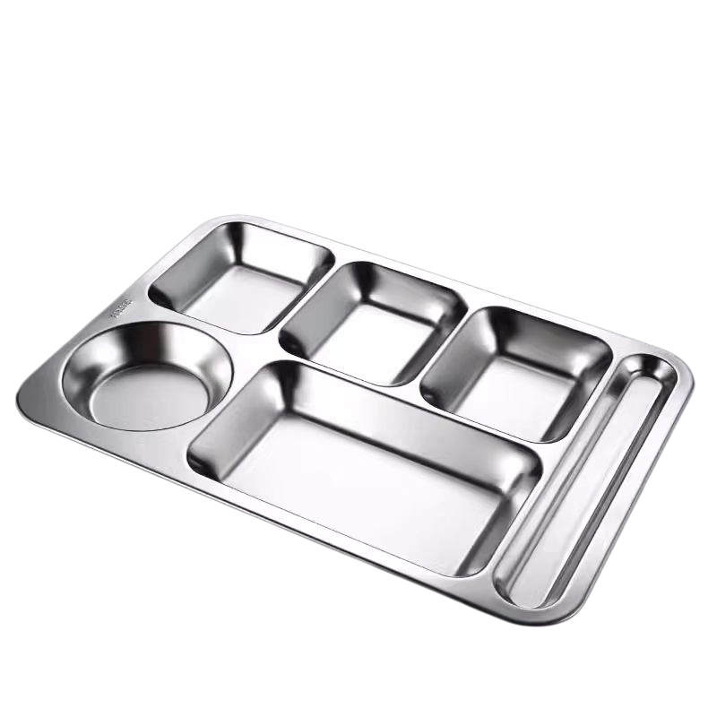 Chinese style divided food trays