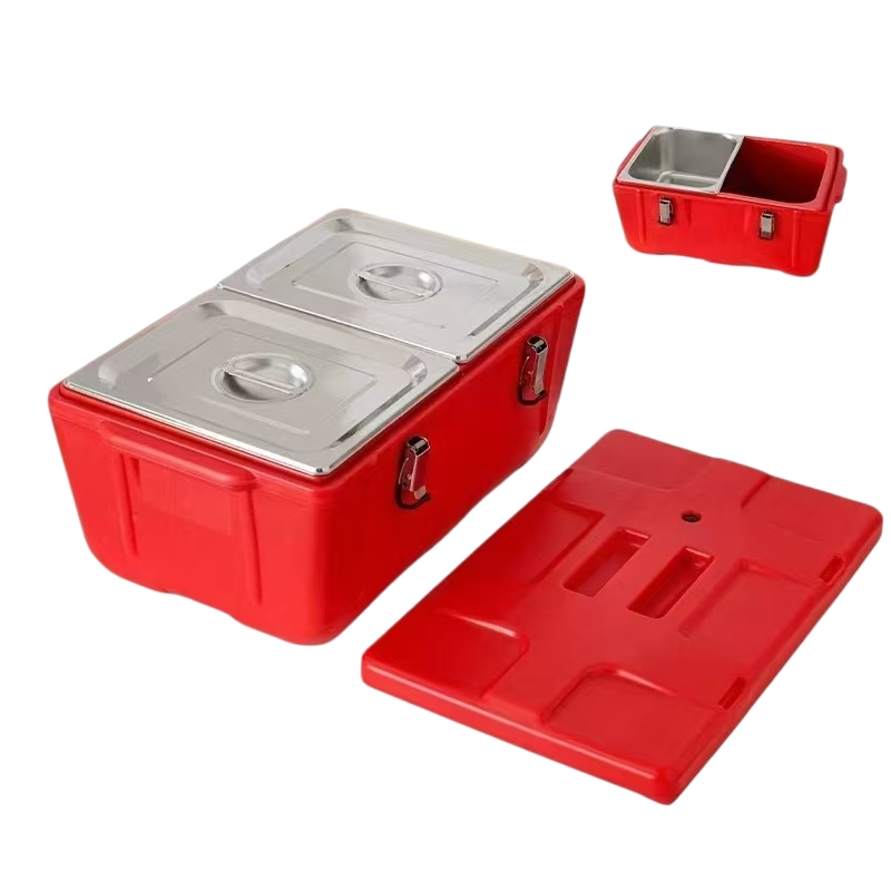 Square compartment insulated box