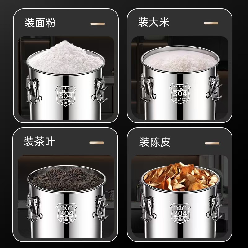 Stainless steel airtight buckets