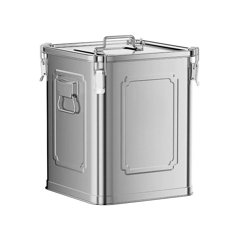 Square airtight food bucket
