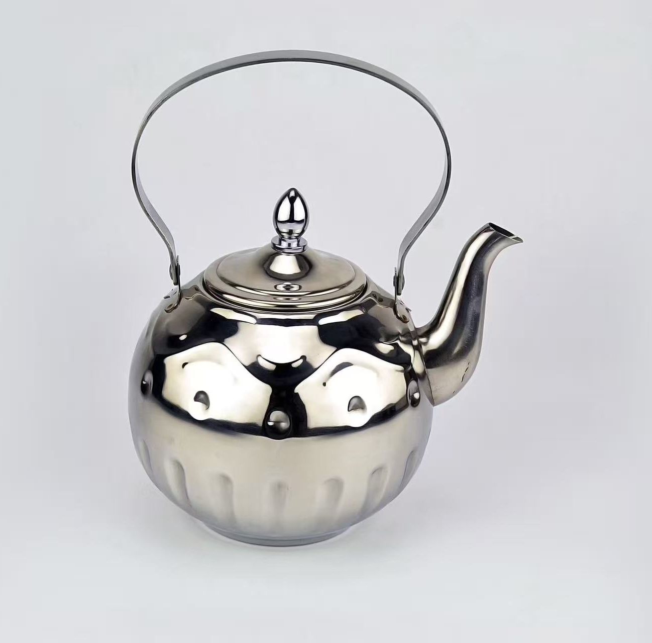 Patterned stainless steel kettle