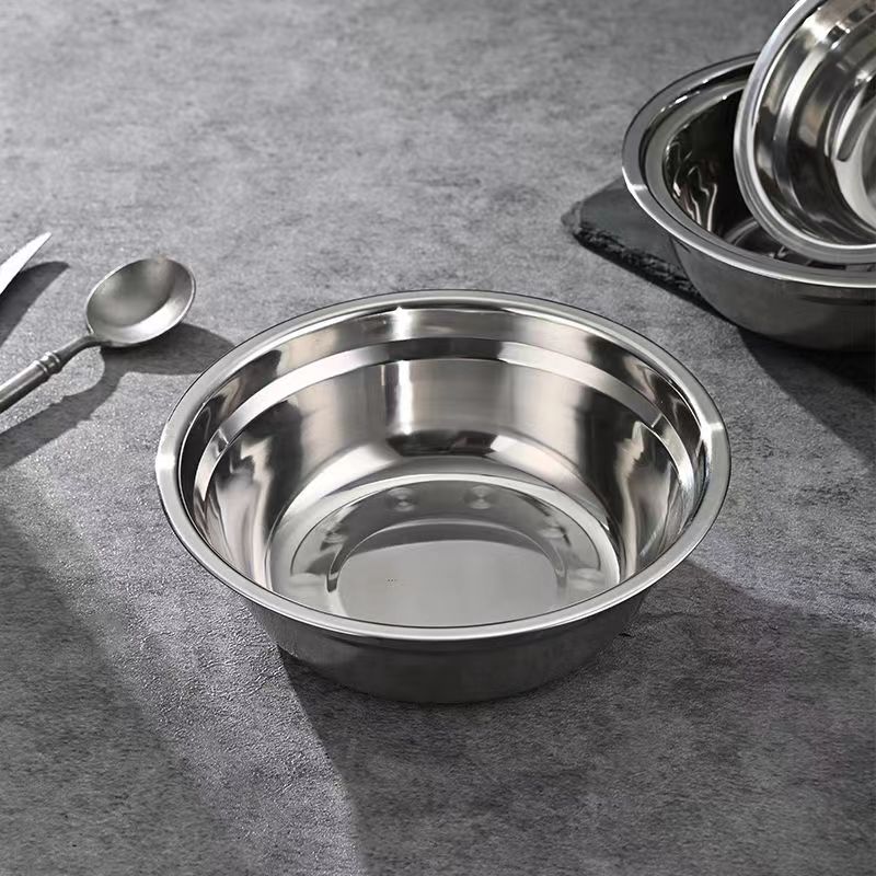 Stainless steel soup bowl