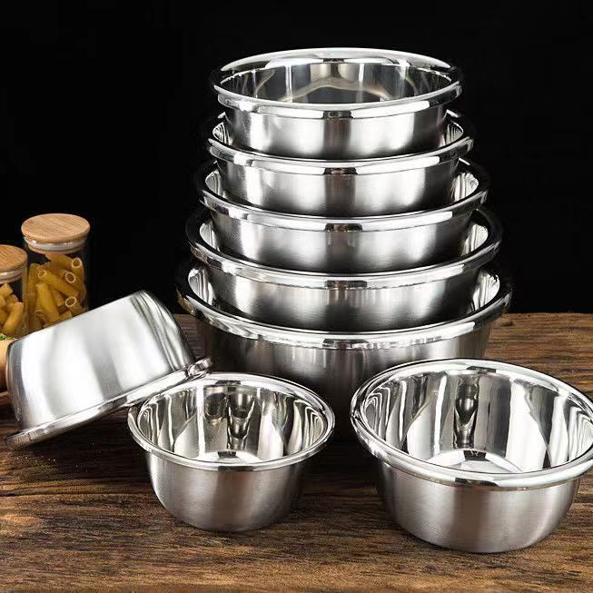 Stainless steel round basin