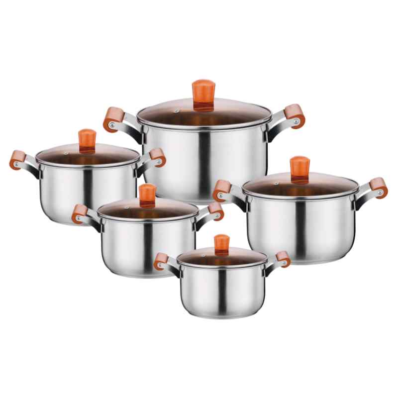 stainless‑steel pot set 汤锅套装